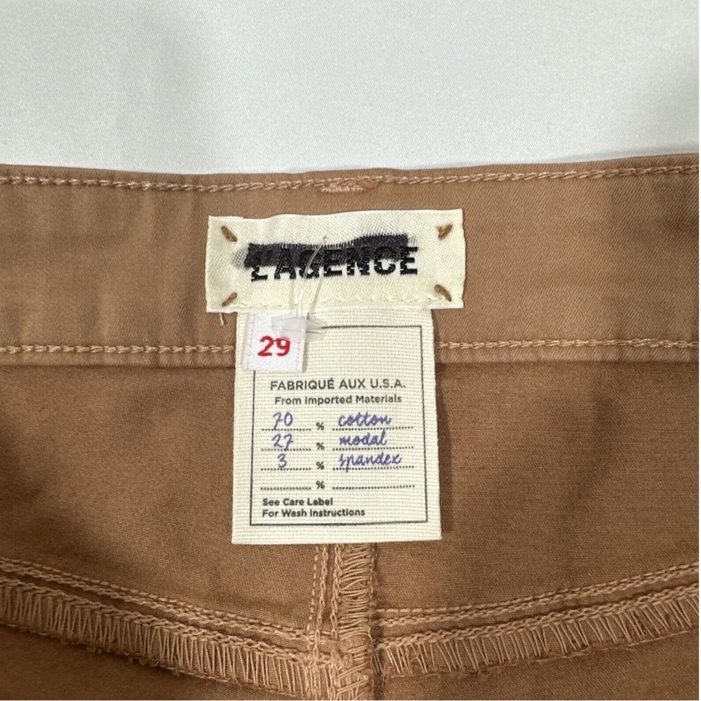 NEW $243 L'AGENCE [ 29 ] Margot Crop Skinny‎ Jeans In Camel Cream Tan - Picture 14 of 16